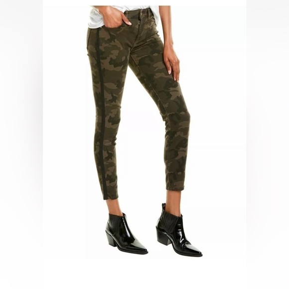 DL1961 Florence Ankle Skinny Jeans Mid Rise Instasculpt Camo Fort Green Size 29 - Picture 2 of 15